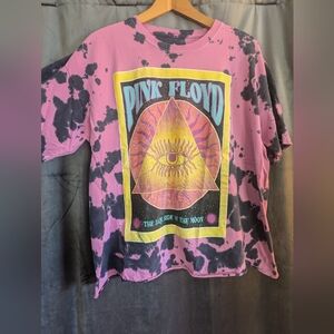 PINK FLOYD Dark Side of the Moon Cropped Tee L/XL